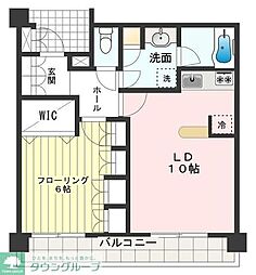 プライムメゾン武蔵野の杜 1LDKの間取図画像