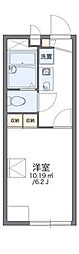 レオパレスチェリーガーデンC 1Kの間取図画像