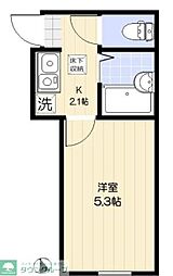 西東京市保谷町1丁目アパート 1Kの間取図画像
