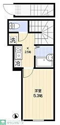 西東京市保谷町1丁目アパート 1Kの間取図画像