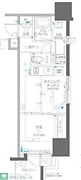 ZOOM川崎EAST 1DKの間取図画像