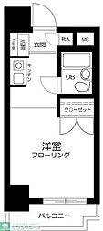 TOP川崎第5 ワンルームの間取図画像