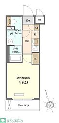 SHOKENResidence横浜鶴見2 1Kの間取図画像