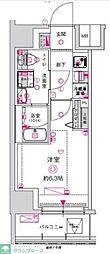 CREST TAPP川崎港町 1Kの間取図画像