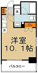 Ti-KAWASAKI ワンルームの間取図画像