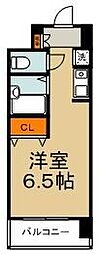 ダジュール ワンルームの間取図画像