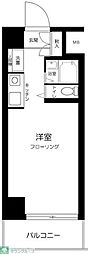 スカイノブレ川崎柳町 ワンルームの間取図画像