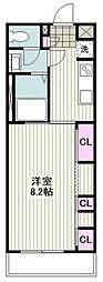 リブリ・東門前 1Kの間取図画像