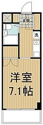 スペース欅 1Kの間取図画像