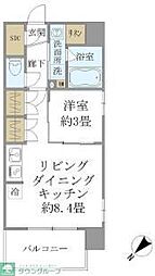 ステラコート川崎 1LDKの間取図画像