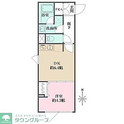 アトリオフラッツ自由が丘 1SLDKの間取図画像