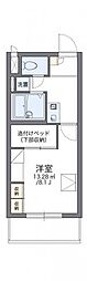 レオパレスヴィルヌーブ川崎B 1Kの間取図画像