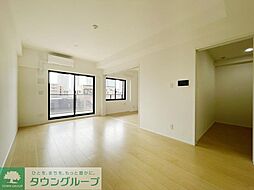 東急目黒線 新丸子駅 徒歩12分の賃貸マンション 2階2LDKのリビング/ダイニング