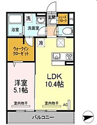 間取図画像 1LDK