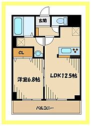 間取図画像 1LDK