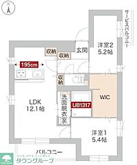 物件の間取り