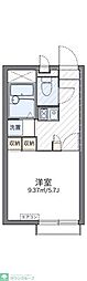 レオパレスフリーダム南金目8 1Kの間取図画像