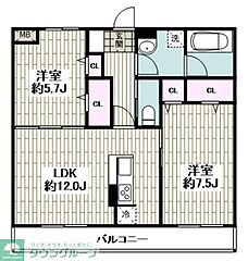 物件の間取り