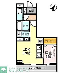 間取図画像 1LDK