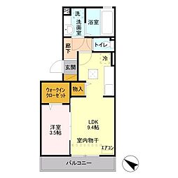 間取図画像 1LDK