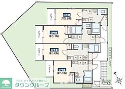 西武国分寺線 東村山駅 徒歩8分の賃貸アパート 2階1Kの間取り