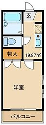 間取図画像 1K
