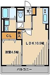 間取図画像 1LDK