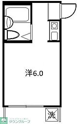 サマーシティー新河岸 ワンルームの間取図画像
