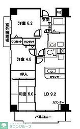 シー.ビー.フォート 3LDKの間取図画像