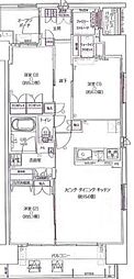 イニシア所沢 3LDKの間取図画像