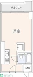シティフォーラム新小平ベルファース新小平 ワンルームの間取図画像