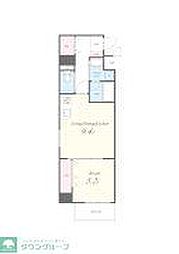 MARKS SAKURA 1階1LDKの間取り