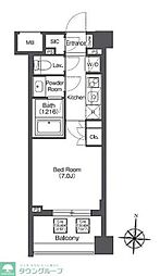 ORSUS HONJOAZUMABASHI 3階1Kの間取り