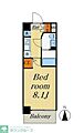 S-RESIDENCE錦糸町パークサイド4階11.2万円