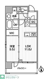 シーズンフラッツ新御徒町イースト 4階1LDKの間取り