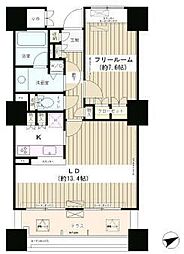 エンブレムコート明石町 4階1LDKの間取り