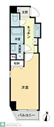 ＧＲＡＮＤＥ菊川 2階1Kの間取り
