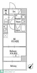 GRAN PASEO 押上II 6階1DKの間取り