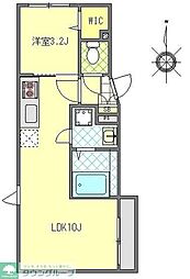 MONOLITH錦糸町 5階1LDKの間取り