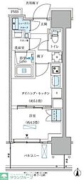江東区大島4丁目マンション 1DKの間取図画像