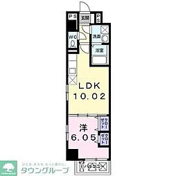 ラッフィナートアロッジオ 1LDKの間取図画像
