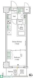 ワンルーフレジデンス亀戸 1DKの間取図画像