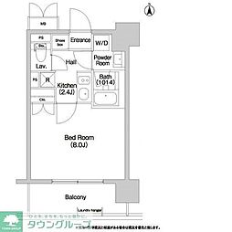 COMFORIA大島 1Kの間取図画像