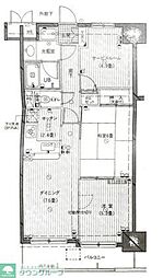メゾンドール錦糸町ツイン 2SDKの間取図画像