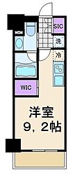 パークハビオ東陽町 ワンルームの間取図画像