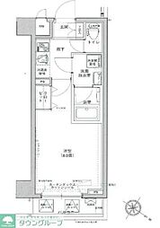 アイル東京スカイツリー弐番館 1Kの間取図画像