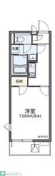 LEONEXT立花 1Kの間取図画像