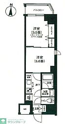 アイルプレミアム錦糸町 2Kの間取図画像