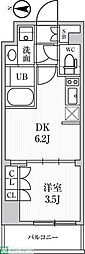 SEASONFLATS住吉 1DKの間取図画像