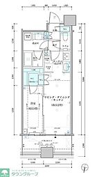 パークタワー勝どきサウス 1LDKの間取図画像